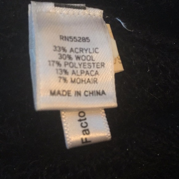 Express Mini knitted black dress long sleeves - Picture 7 of 7